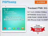 TECLAST P98 3G WCDMA Octa Core MTK8392 Retina 2048x1536 2GB 16GB 9.7 Inch Screen Android 4.4 Call Tablet PC-in Tablet PCs from Computer