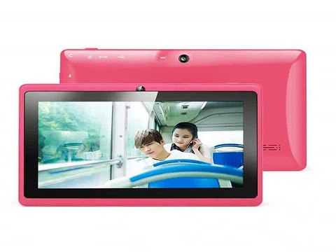 Pink tablet pc 7 Haehne TN HD MiniPad 1024*600 Quad Core Allwinner A33 1G RAM 8G ROM WiFi Bluetooth Android4.4 pink-in Tablet PCs from Computer