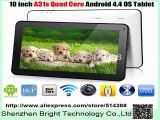 DHL free shipping 10pcs/lot New 10 inch A31S Quad Core Tablet pc Android Bluetooth HDMI 1024*600 Wifi 8GB/16GB Dual Camera-in Tablet PCs from Computer