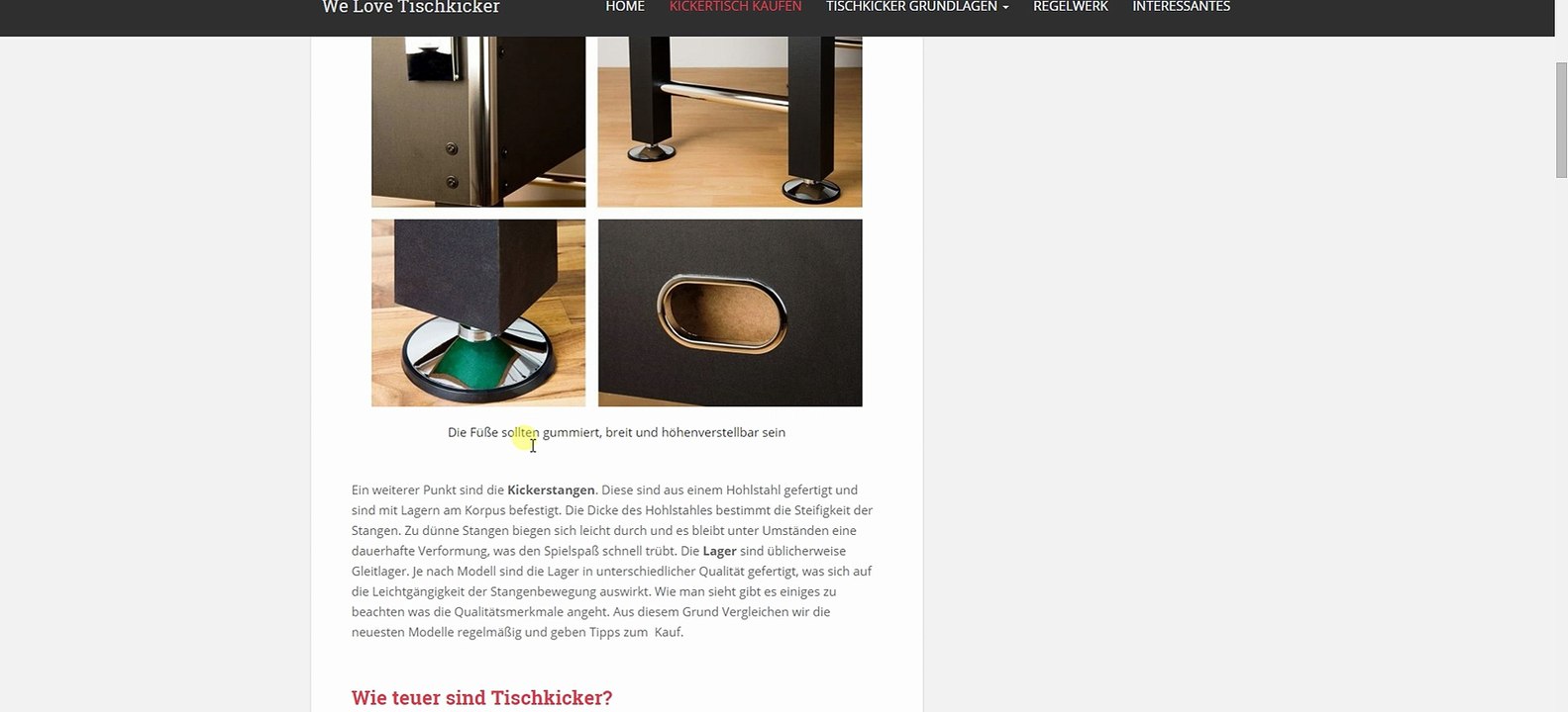 We Love Tischkicker