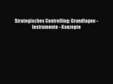 [PDF Download] Strategisches Controlling: Grundlagen - Instrumente - Konzepte [Read] Online