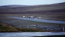 This is what I call '' Crosswind Landing'',Islander at Tingwall Airport, Shetland. Watch HD Big Planes