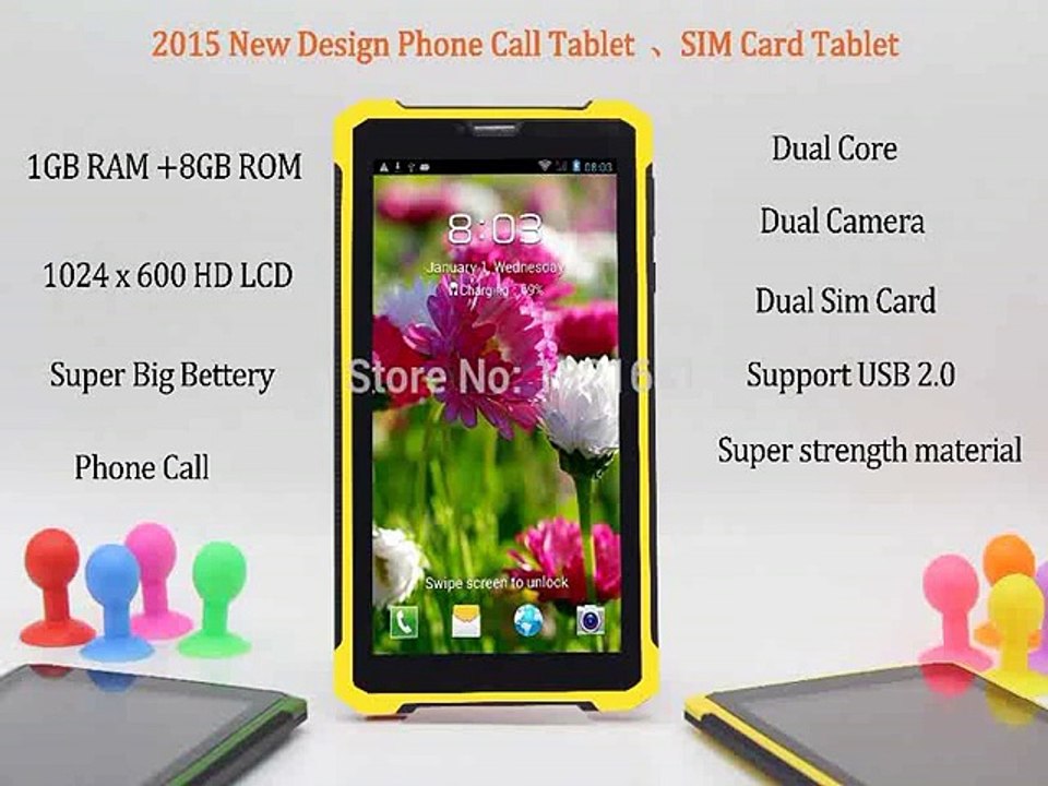 2015 New Design 7 inch Army Green Tablet Pc 1GB And 8GB 2 SIM Card 2G 3G Phone call 1024*600 HD LCD Dual Camera Dual Core 1G 8G-in Tablet PCs from Computer
