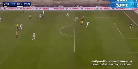 1-1 Giampaolo Pazzini - Hellas Verona v. Genoa 24.01.2016 HD