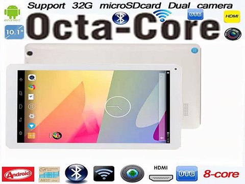 Free shipping for 10.1 inch octa core Tablet 1G RAM 16GB ROM 1024*600 LCD with Wifi HDMI Buletooth dual camera-in Tablet PCs from Computer