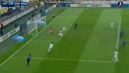 Rodrigo Palaci  Goal HD  Inter 1-0 Carpi Seria A