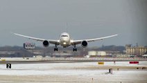 CROSSWIND LANDING! - LOT Boeing 787-8 DreamLiner - O'Hare Int'l Airport [SP-LRC] [01.19.2014] Big Planes