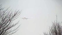 Storm!! American Airlines Boeing 777-200ER Crosswind Landing at Narita Big Planes
