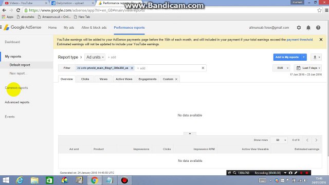 How to Check Performance report By countries on your Adsense Account