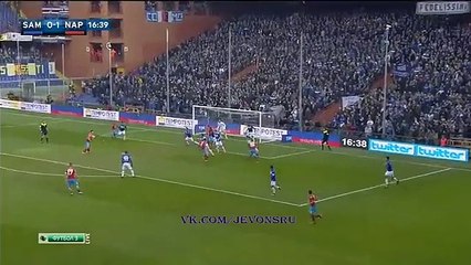 Lorenzo Insigne GOAL | Sampdoria 0-2 Napoli