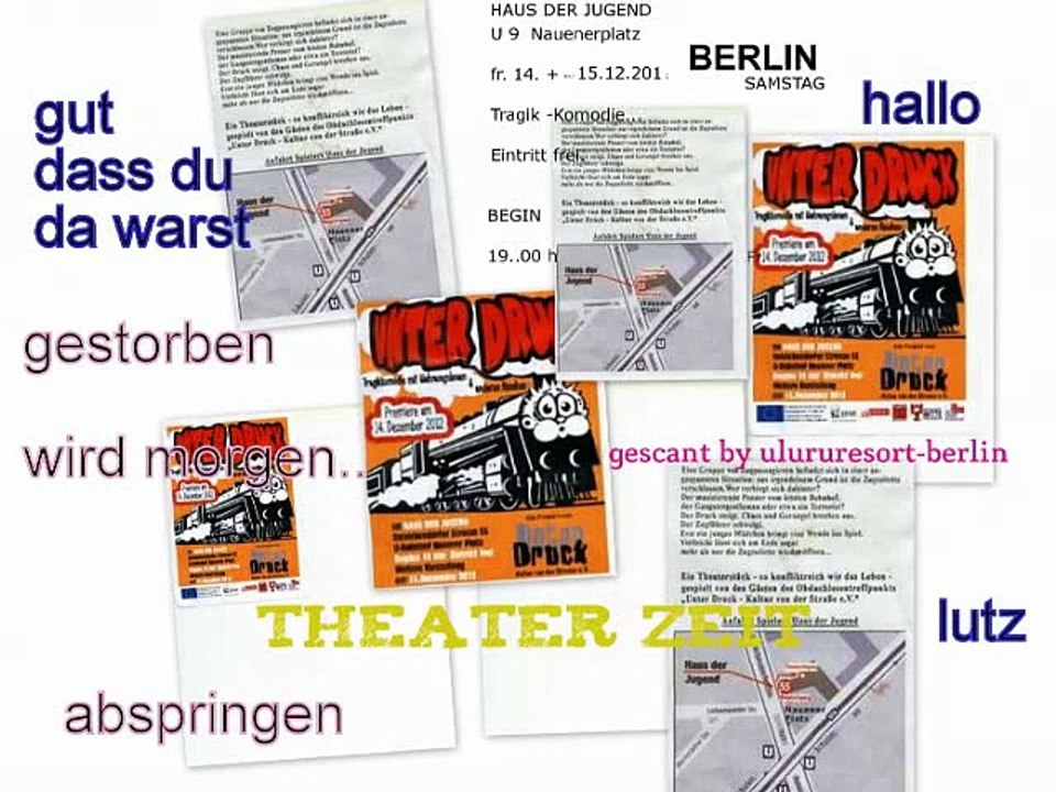 thater  für  obdachlose  und   andere,  reiche