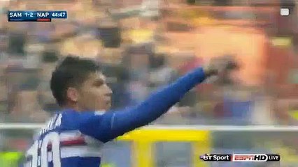 Joaquin Correa Goal -Sampdoria 1 - 2	 Napoli 24-01-2016