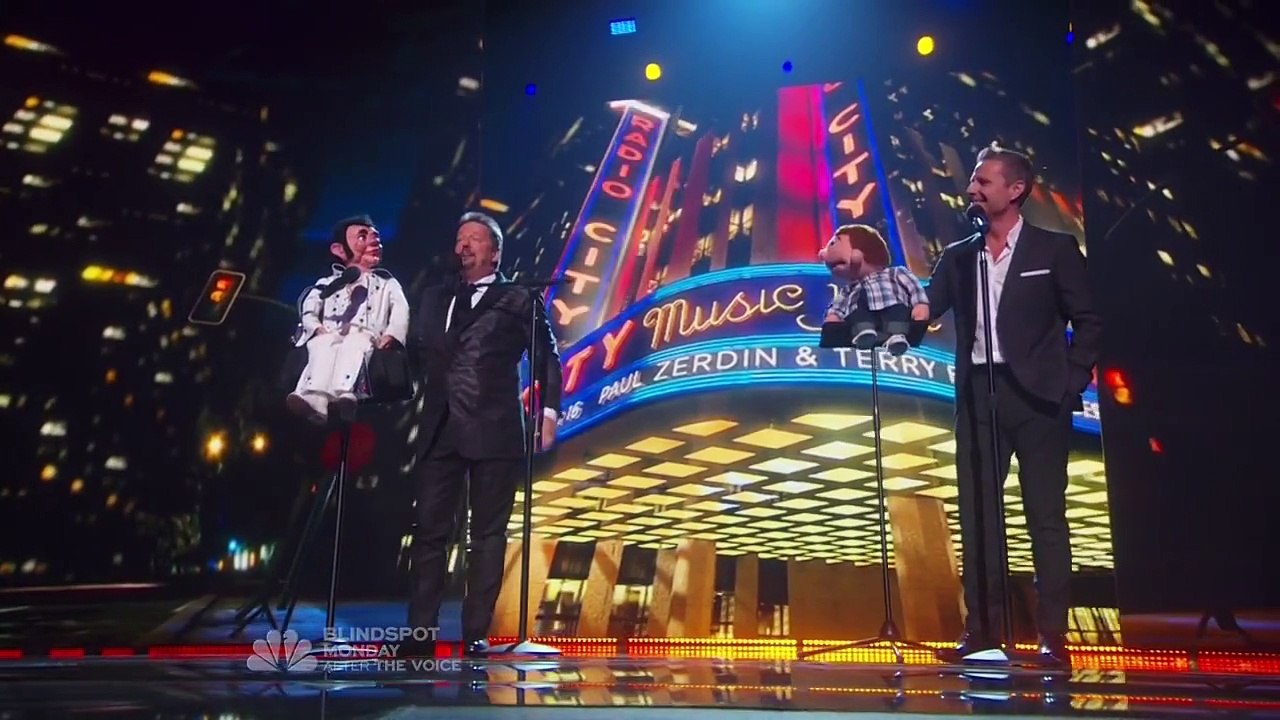 Paul Zerdin and Terry Fator - The Finale - Americas Got Talent - September 16, 2015