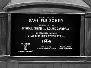 Popeye The Sailor - A Clean Shaven Man