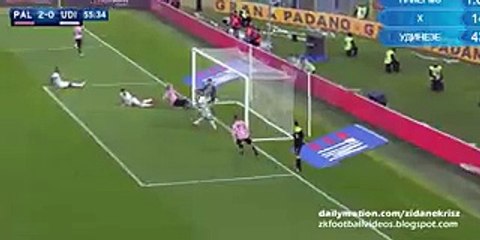 2-0 Oscar Hiljemark - Palermo v. Udinese 24.01.2016 HD