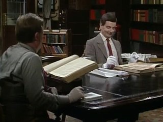 Mr Bean - Library destruction