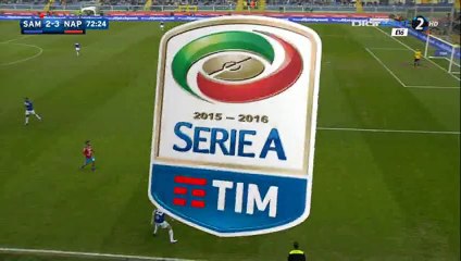 Eder  Goal HD - Sampdoria 2-3 Napoli  24-01-2016