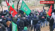 İsrail'in Öldürdüğü Filistinli Gencin Cenaze Töreni
