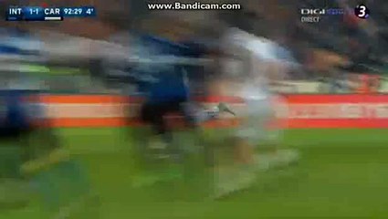 Kevin Lasagna Super Goal HD Inter 1-1 Carpi Seria A