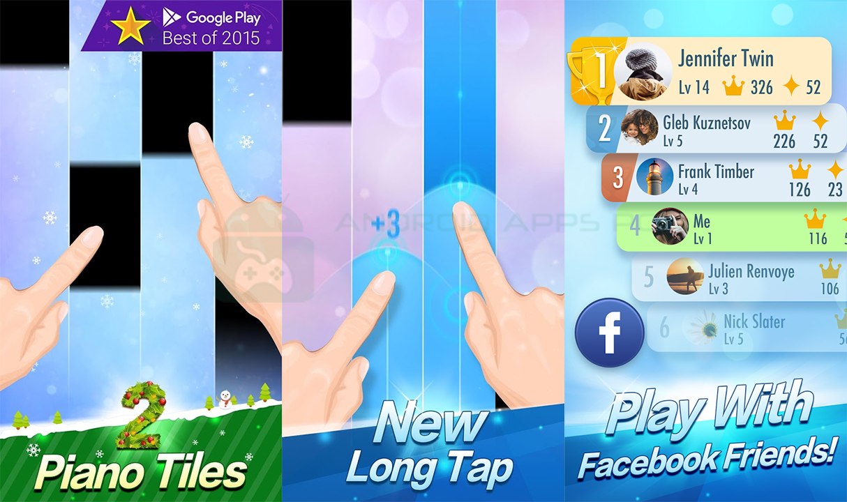 Piano Tiles 2   1 Jingle Bells Christmas Edition   Adapted by Congfei Wei