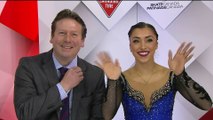 Gabrielle Daleman - FS kiss & cry - 2016 Canadian figure Skating Championships
