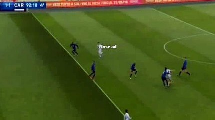 Kevin Lasagna Goal - Inter 1 - 1 Carpi - 24-01-2016