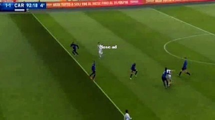 Kevin Lasagna Goal - Inter 1 - 1 Carpi - 24-01-2016