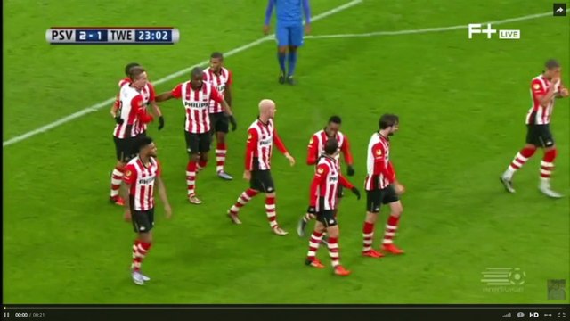 2-1 Héctor Moreno Goal Holland Eredivisie - 24.01.2016, PSV Eindhoven 2-1 FC Twente