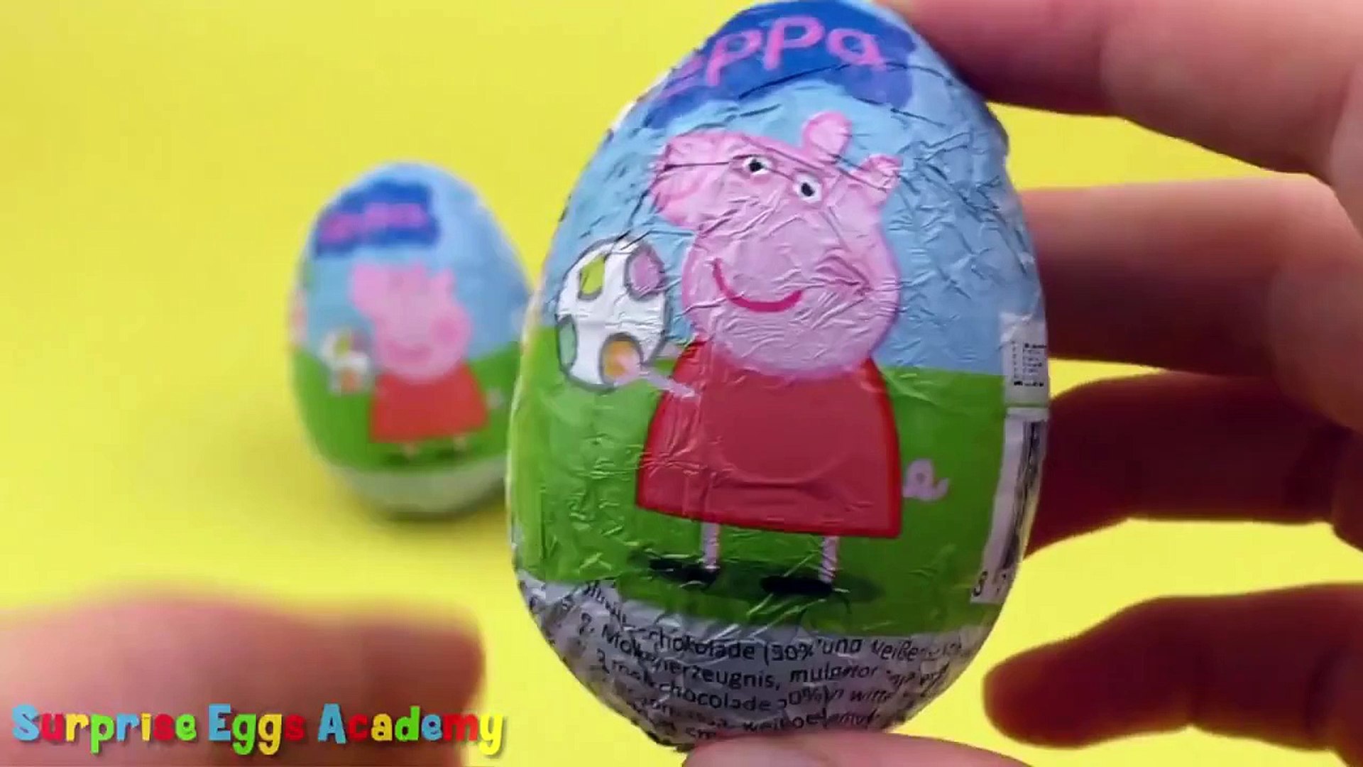 ⁣3 Peppa Pig Surprise Eggs - George Pig, Peppa Pig, Peppa Pig Family