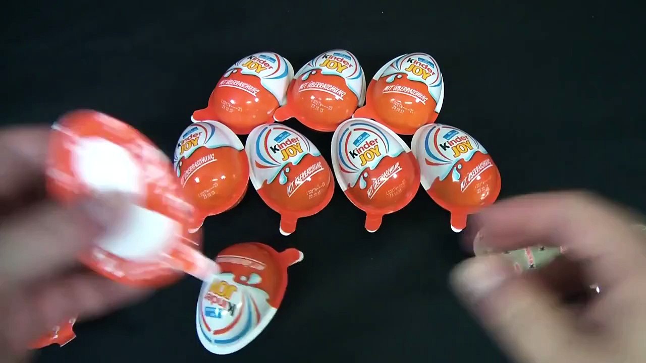 10 x Kinder Joy - Monster Academy (Monster Uni) Unboxing