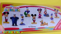 3 Mickey Mouse Clubhouse Surprise Eggs - Goofy, Mickey Mouse, Minnie Mouse