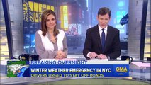 Snow Covers New York City | WINTER WEATHER EMERGENCY
