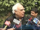 Sibal congratulates Shah on re-election, 'upcoming defeats'