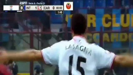 Kevin Lasagna Goal - Inter vs Carpi 1-1 Serie A 2016