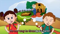 Down on Grandpa's Farm with lyrics - Nursery Rhymes by EFlashApps
