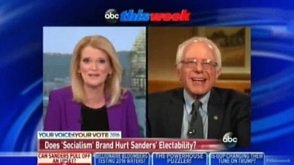 ThisWeek Martha Raddatz shamefully tries to scare Americans about Bernie Sanders rattling Wall Street & Markets (VIDEO)