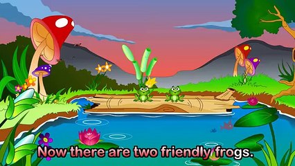 Download Video: Five Little Friendly Frogs with lyrics - Nursery Rhymes by EFlashApps