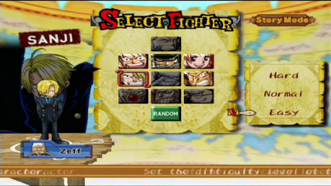One Piece Grand Battle (PS2) : Sanji Modo Historia - Las Mil Patadas Del Gran Cocinero Sanji ! #3
