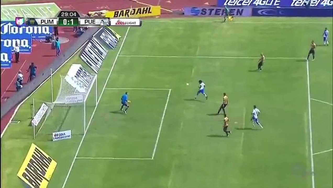 0-1 Matías Alustiza Goal Mexico Primera Division Clausura - 24.01.2016, UNAM Pumas 0-1 Puebla FC