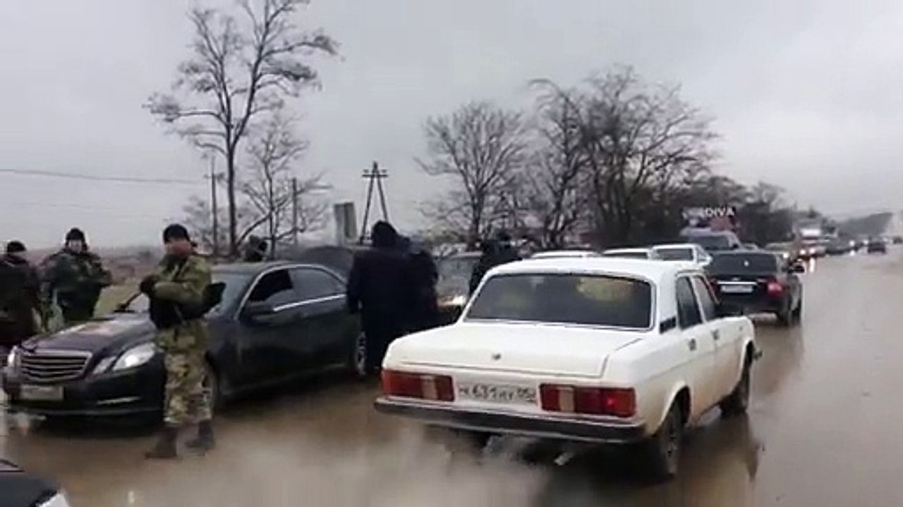 Разворот "Голодного" автопробега в Дагестане