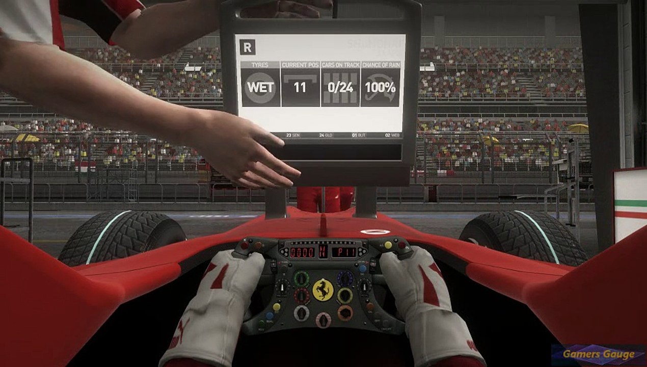 F1 2010 - Shanghai GP rainy gameplay 4th