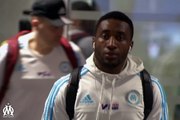 L'arrivée des Olympiens au Parc OL