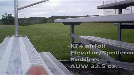 RCPowers F22v2 - on-board video with crash!
