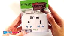Review(รีวิว)Anitech H102 ปลั๊กไฟ 2 ช่อง USB 2.1 แอมป์ 2 ช่อง By OK2Home