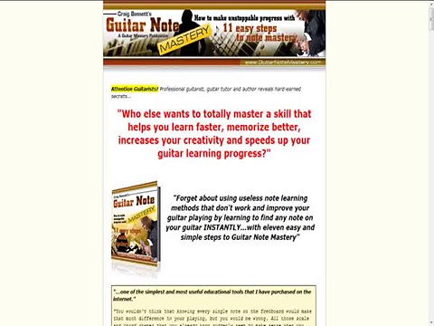 Guitar Note Mastery
