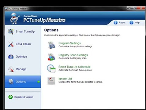 Registry Optimizer Speeds Up Windows - PC TuneUp Maestro