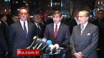 Başbakan Davutoğlu, Rahmi Koç’a taziye ziyaretinde bulundu