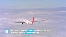 No bomb found on diverted Turkish Airlines flight from Texas