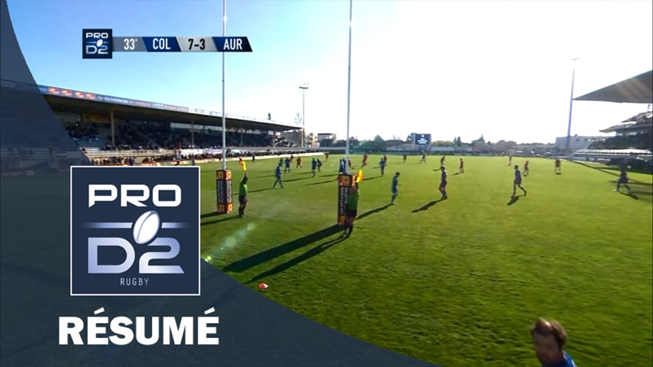 PRO D2 – Colomiers - Aurillac: 21-3 – J16 - saison 2015-2016