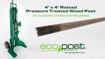 Eco Post Puller - Rotted Wood Post